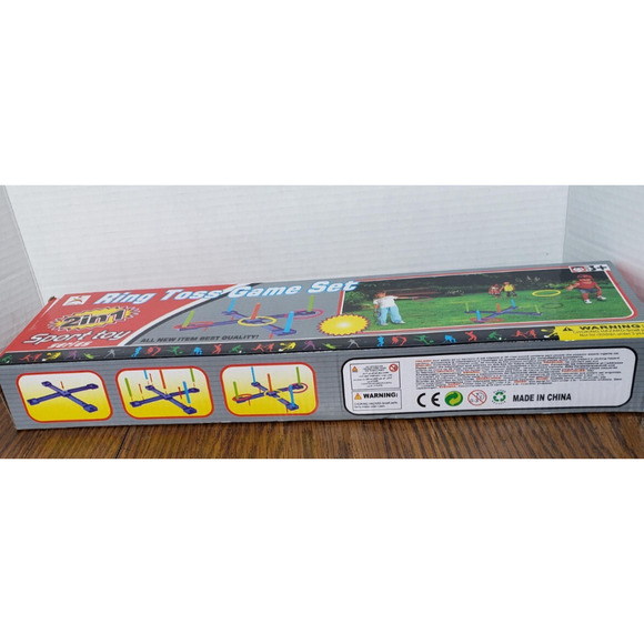 2 in1 Sport Toy Series Ring Toss Game Set Ages 3 + - Picture 4 of 5